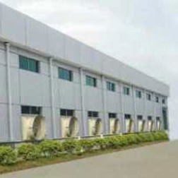 玻璃钢风机加水帘墙安装实例